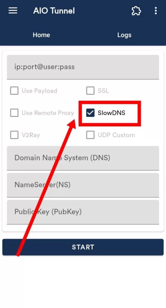 aio tunnel slowdns